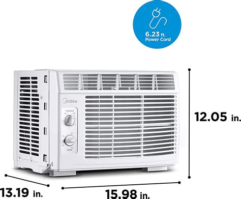 Buy Midea 5 000 Btu Easycool Window Air Conditioner And Fan Cool Up To 150 Sq Ft With Easy