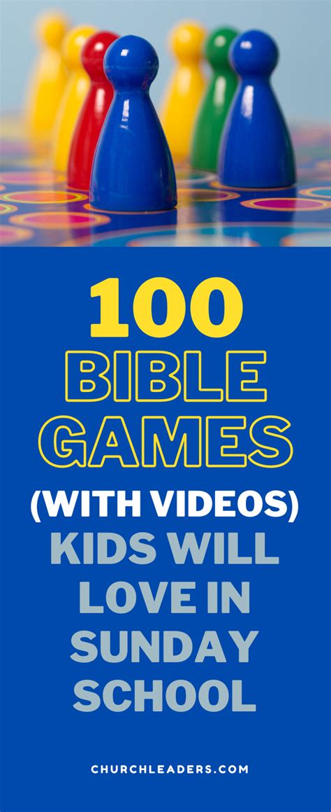 100 Bible Games Kids Will Love In Sunday School