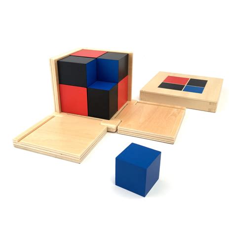 The Binomial Cube Childrens House Montessori Materials Patterns And