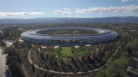 Drone Footage Shows Off Nearly Completed Apple Park