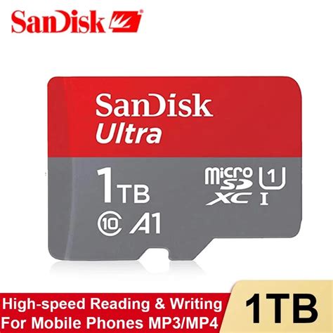 Sandisk A1 1tb Memory Card Micro Sd Card Up To 120mbs Tf Card Class 10