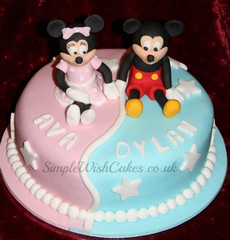 Twins Birthday Cake Twin Birthday Cakes Birthday Cake Pictures Cool