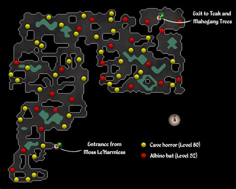 Speak to either arsen the thief , cabin boy colin , or gnocci the cook , upstairs on the buildings directly west of the platform. Image - Mos Le'Harmless Caves map.png | Old School RuneScape Wiki | FANDOM powered by Wikia