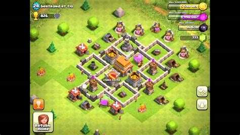 Clash Of Clans Town Hall 5 Base - Town Hall Level 5 Strategy Guide - Clash of Clans Tips