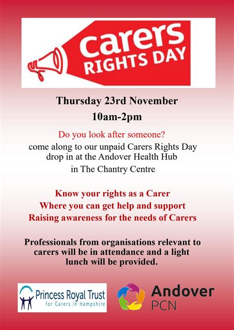 Carers Rights Day At Andover Health Hub Andover Primary Care Network