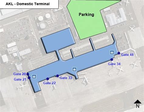 Auckland International Airport Terminal Map
