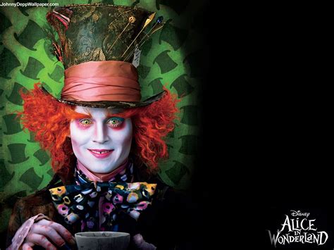 Johnny Depp Wallpaper Alice In Wonderland Wallpaper Alice In Wonderland 2010 Wallpaper Alice