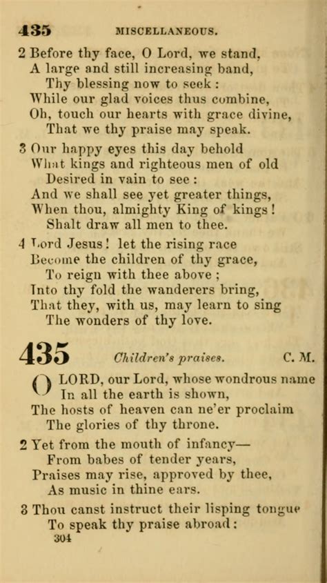 New Union Hymns 435 O Lord Our Lord Whose Wondrous Name