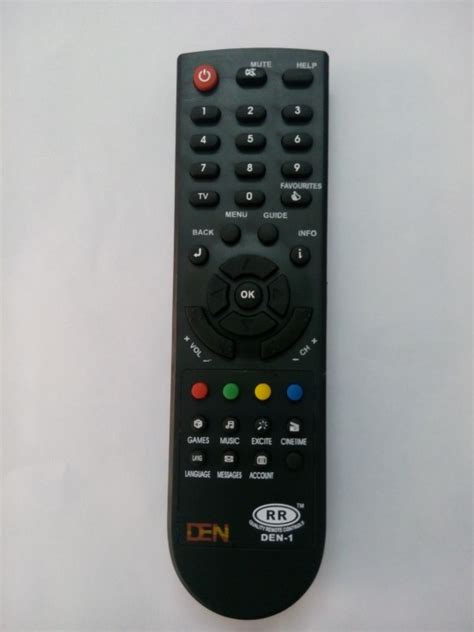 Buy Den Set Top Box Remoteblack Colour Online In India 79175844