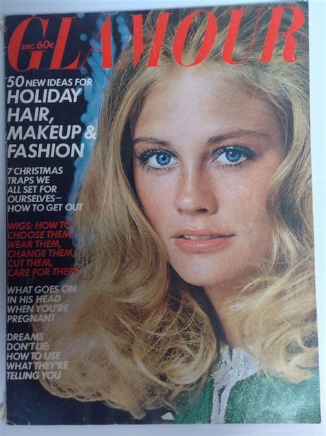 vintage glamour magazine december 1970 cybill shepherd cover etsy
