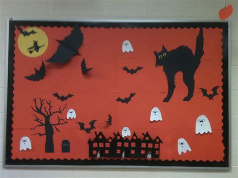 Halloween Bulletin Board Done At Work Halloween Bulletin Boards
