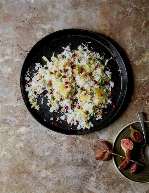 Spiced Persian Pilaf With Pomegranate And Almonds From Rose Elliots