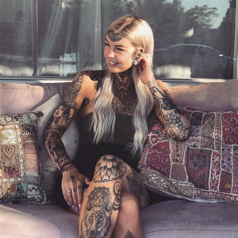 Australian Beauty Spends Over 10k On Tattoos And Body Modifications