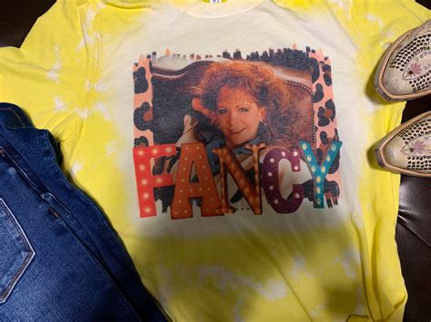 Fancy Reba Mcentire Bleached Country Music Shirt Etsy