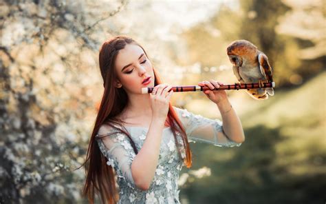 girl and flute wallpapers wallpaper cave