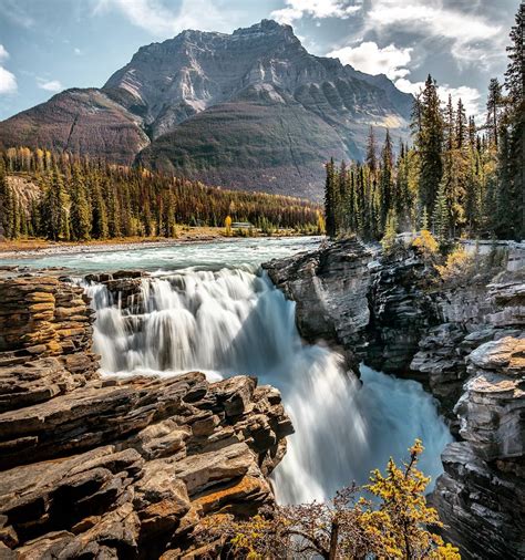 Athabasca Falls Jasper National Park Alberta Canada Beamazed