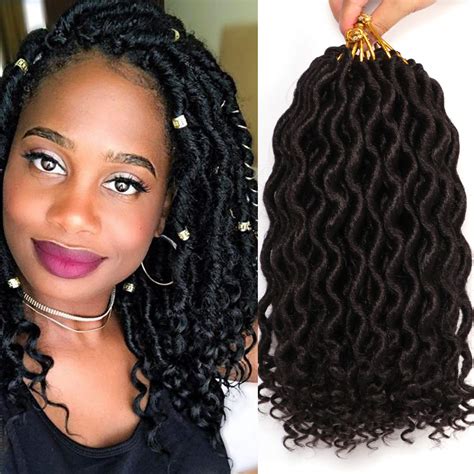 Wavy Faux Locs Crochet Braids With Curly Ends Packs Free Nude Porn Photos