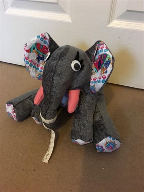 22 ellie the elephant stool. Ellie the elephant #OriginalFunkyFriendsPattern. | Stuffed ...