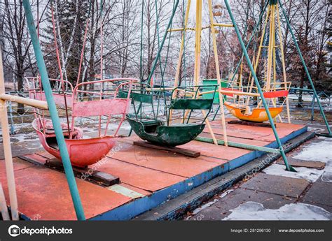 Abandoned Amusement Park Stock Photo By © 281296130