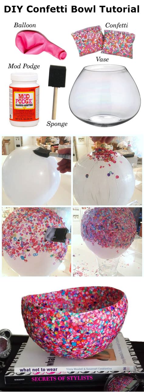 Here we would like to talk about diy lightning ideas. DIY Confetti Bowl Pictures, Photos, and Images for ...