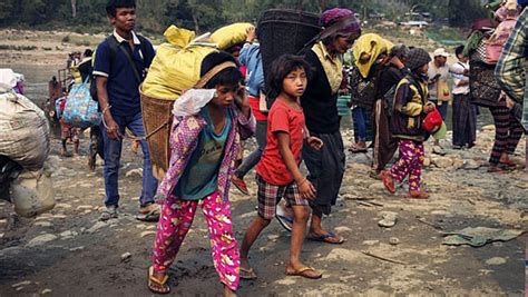 More War Refugees Transported To Safety In Northern Myanmars Myitkyina
