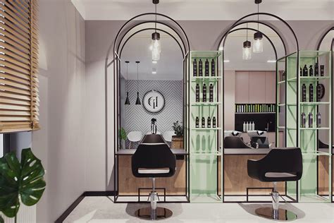 Hair Salon Interior Behance