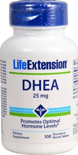 life extension dhea 25 mg 100 tablets kroger