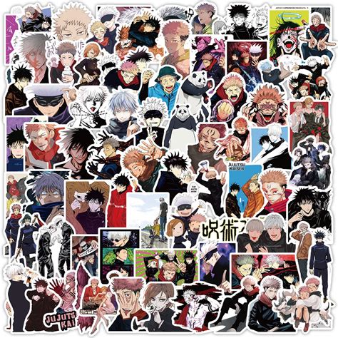 Buy Japanese Anime Stickers 100pcs Jujutsu Kaisen Manga Stickers Vinyl