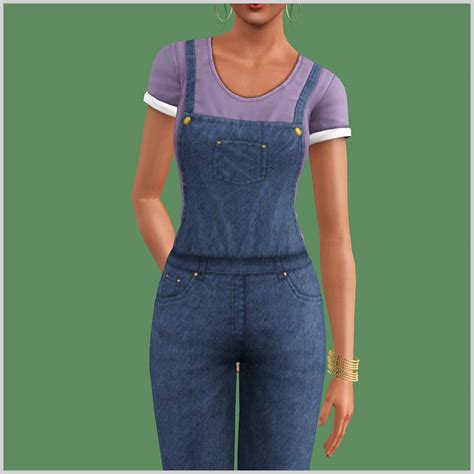 Mod The Sims Marina Dungarees