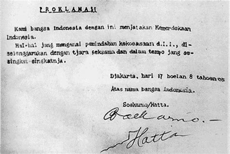 Bagaimana sejarah perumusan Teks Proklamasi Indonesia dan apa makna yang terkandung di dalamnya
