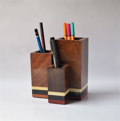 Handmade Wooden Pen Standideal For Your Office Table And For Your