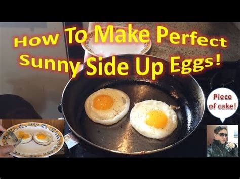 Each results in a slightly different experience: How To Make Perfect Sunny Side Up Eggs! - YouTube