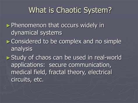 Ppt Chaotic Systems And Chuas Circuit Powerpoint Presentation Free