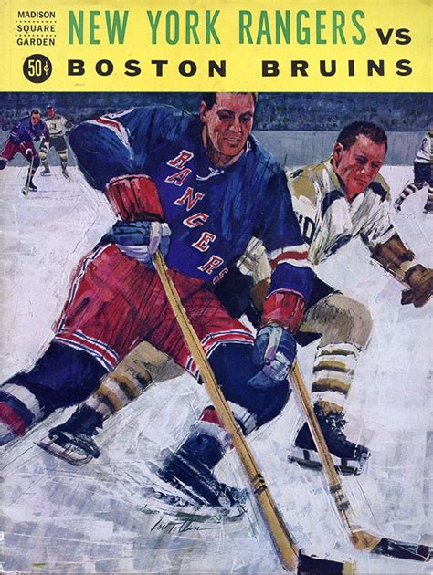 Nhl Program New York Rangers 1964 65