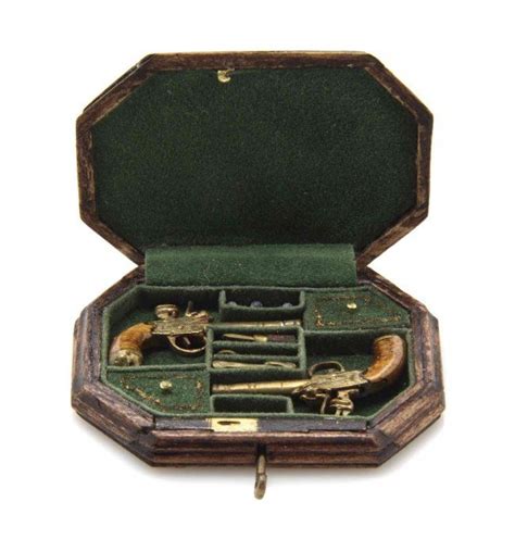 A Walnut Cased Thomas Jefferson Dueling Pistol Set Jul 17 2013