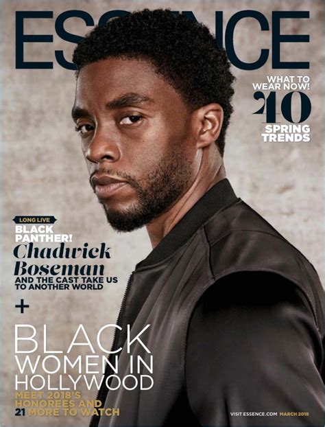 Chadwick Boseman Rolling Stone Essence 2018 Photo Shoot Cover