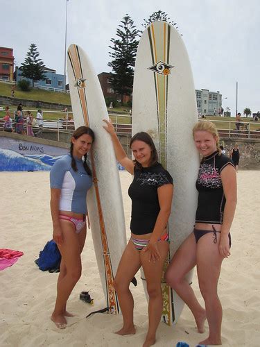 sydney surfer chicks looking cool on bondi beach sexy backpackers flickr