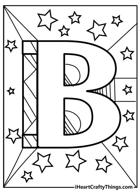 Letter B Coloring Page Home Design Ideas