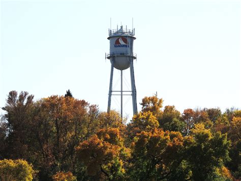Watertower of Waconia from Lake Waconia | Water tower, Beautiful world