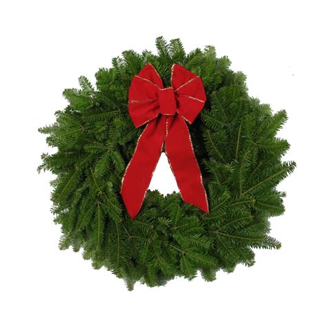 A Traditional Balsam Fir Christmas Wreath Great For Your Door Or To