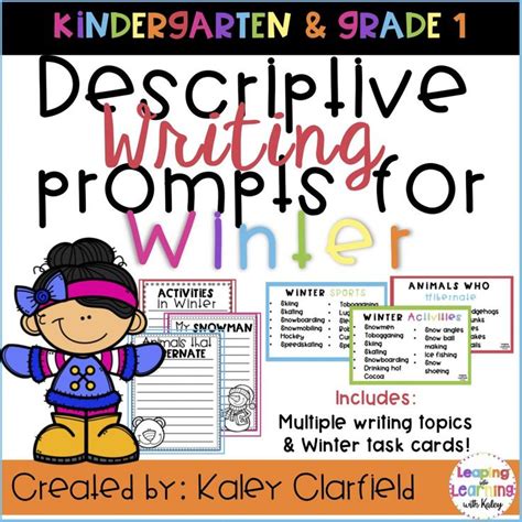 Descriptive Writing Prompts For Kids