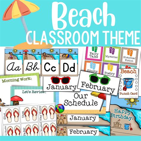 Beach Theme Classroom Décor Bundle For Back To School — The Classroom Nook