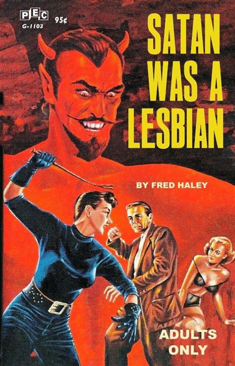 Satan Was A Lesbian Pulp Novel Cover Reproduction Etsy Uk