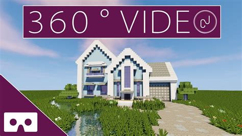 Building Grians Minecraft Suburban House 360° Vr Timelapse Youtube