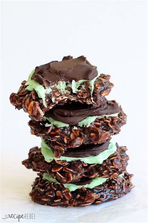 I came up with this recipe when i had leftover candy canes. Fudge Mint Chocolate No Bake Cookies - Edible Crafts