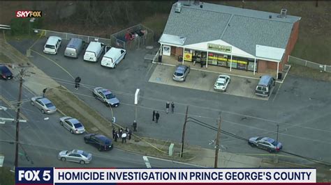 Prince Georges County Police Investigate Robbery And Homicide At