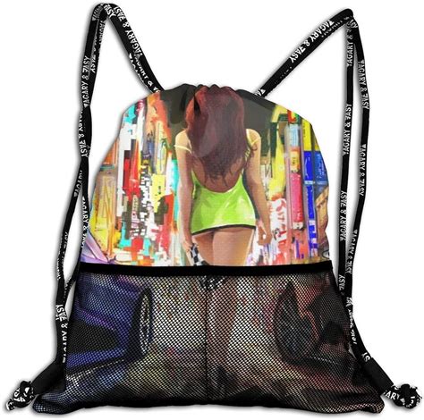 Fashion Sexy Racing Girl Bundle Backpack Men And Women General Backpack Portable Multifunctional