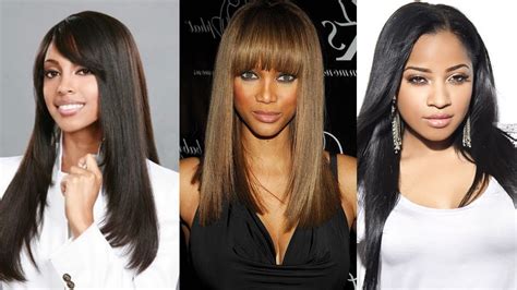 25 Best Long Straight Hairstyles For Black Women Youtube