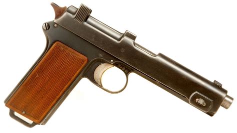 Deactivated Wwi Austro Hungarian Steyr Hahn M1912 Pistol Axis