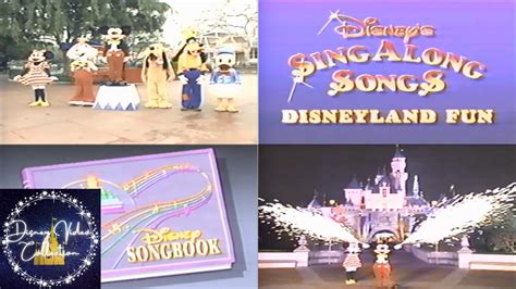 Opening To Disney Sing Along Songs Disneyland Fun Vhs Youtube Bank Home